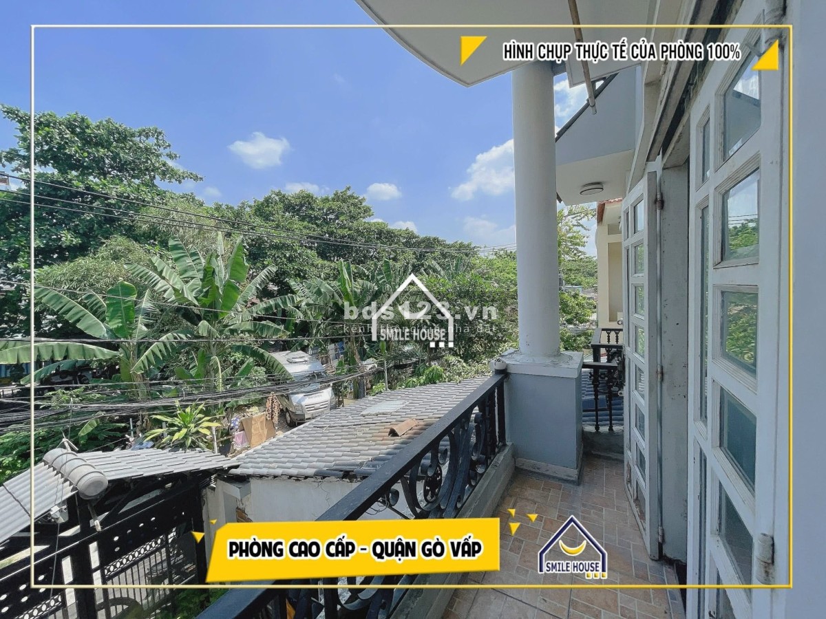 Phòng rộng tới 60m2 có phòng khách,bếp,wc riêng không giới hạn số người ở, 116/50 Dương Quảng Hàm GV