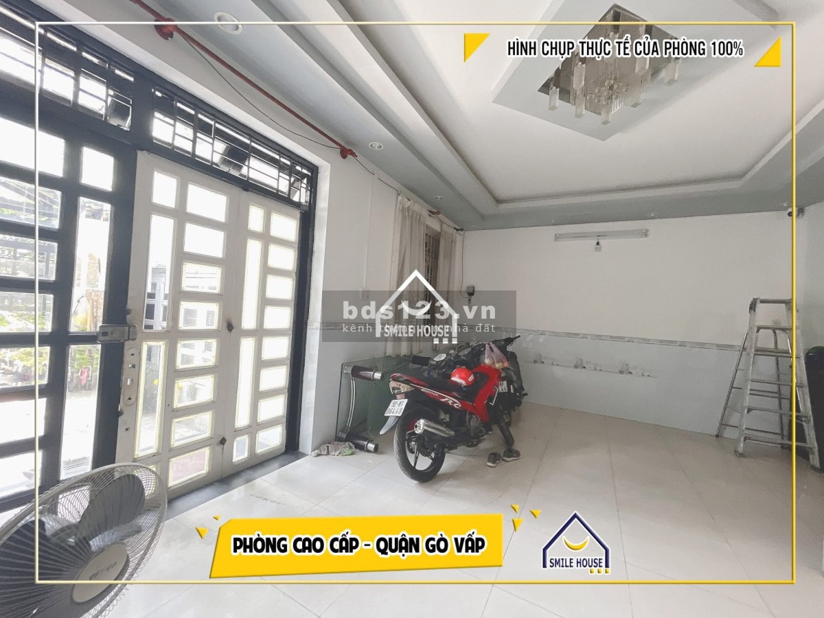 Phòng rộng tới 60m2 có phòng khách,bếp,wc riêng không giới hạn số người ở, 116/50 Dương Quảng Hàm GV