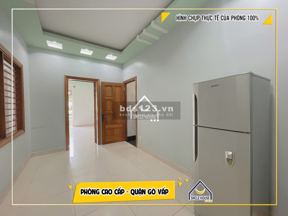 Phòng rộng tới 60m2 có phòng khách,bếp,wc riêng không giới hạn số người ở, 116/50 Dương Quảng Hàm GV