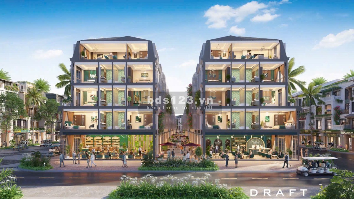 Mở Bán 225 Căn Thấp Tầng Shophouse Thương Mại Tại Dự án Xanh Island Trung Tâm Vịnh Cát Bà.