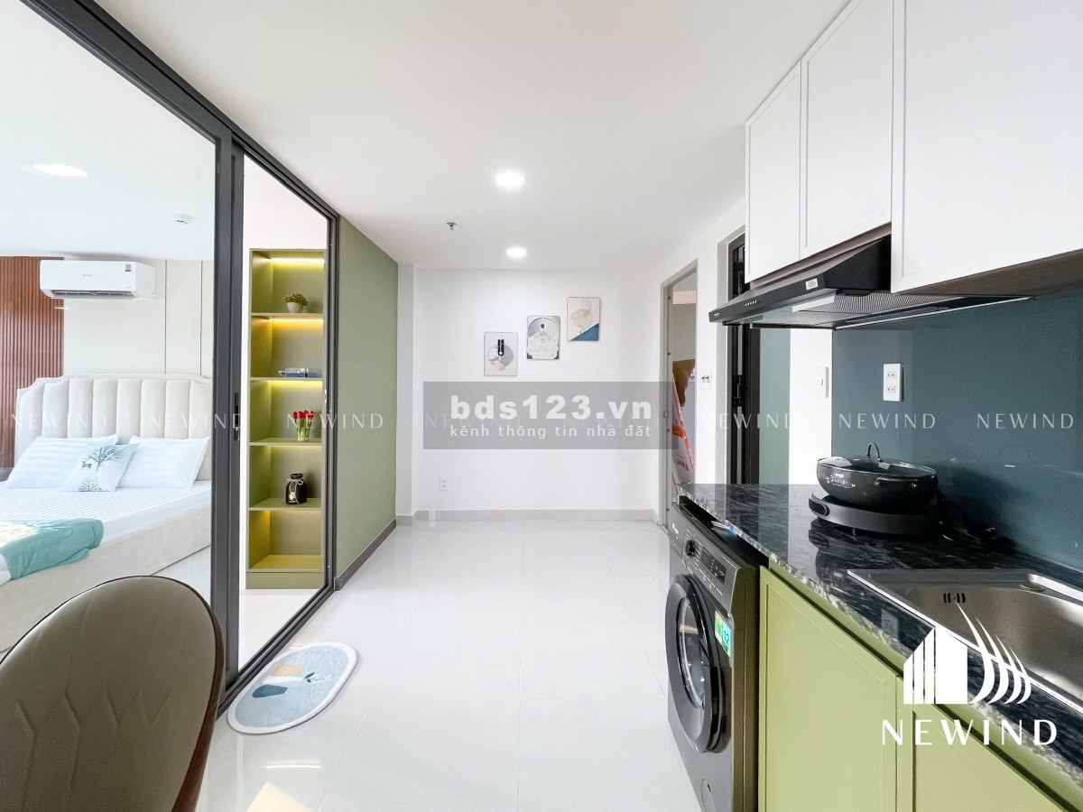 CHO THUÊ CĂN HỘ CAO CẤP 1 PN TÁCH BẾP- GIÁ 10TR5- NHÀ BÈ - FULL NỘI THẤT