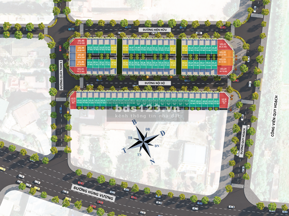 Bán biệt thự dự án Hồng Bàng Midtown, Quán Toan, TP Hải Phòng