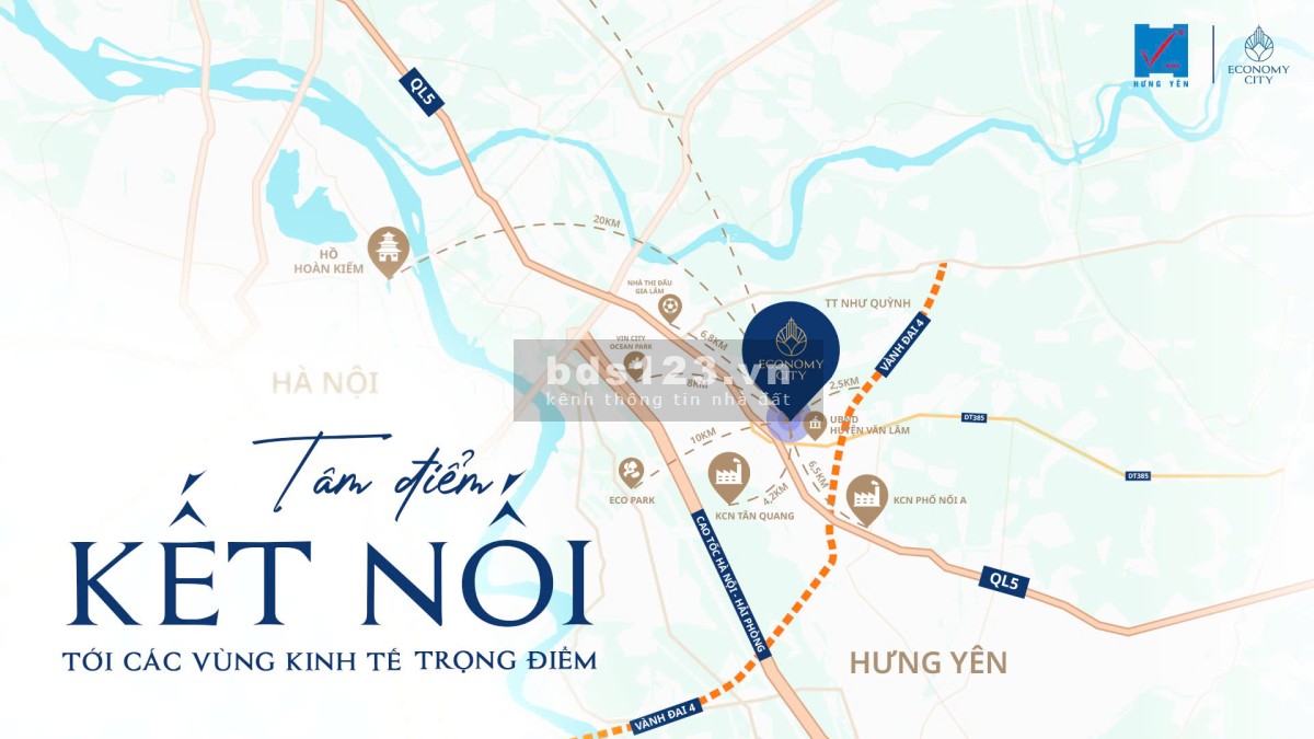 Liền kề biệt thự 80m2 tại Economy City 110tr/m2 - htls 0% trong 18 tháng
