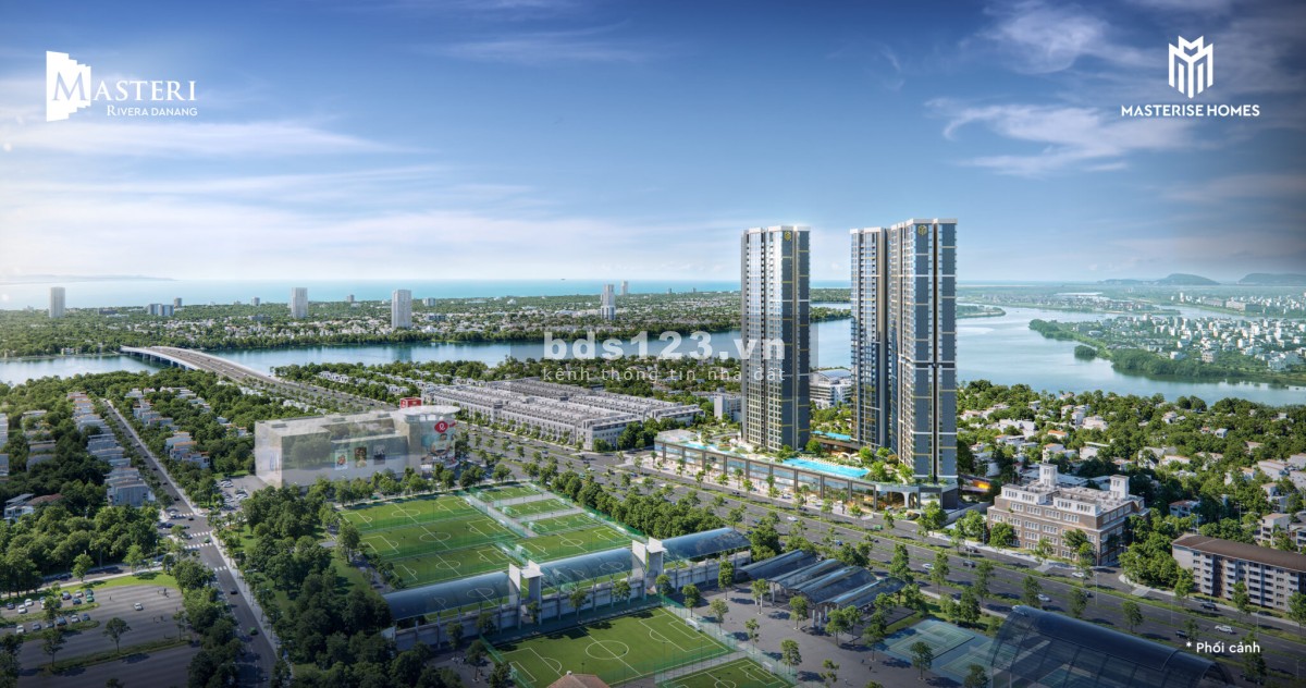 Masteri Rivera Đà Nẵng – Căn hộ view sông Hàn, Đà Nẵng ra mắt tòa tháp đôi ngay Lotte Mart Đà Nẵng