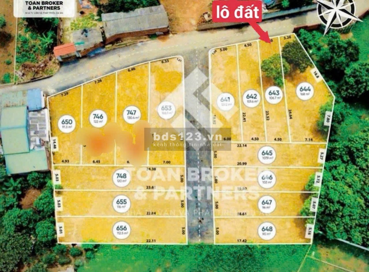BÁN LÔ ĐẤT 106,7m² – Trục chính Phúc Tiến, Bình Yên, Thạch Thất