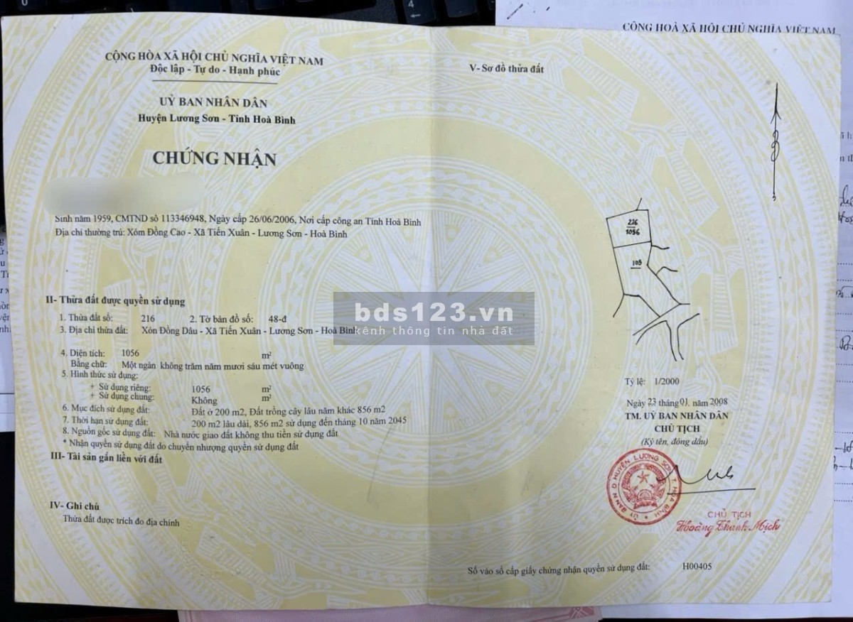 Bán gấp Tiến Xuân - Thạch Thất chỉ 3,7 triệu/m² cách trường liên cấp song ngữ Mayya chỉ 100m
