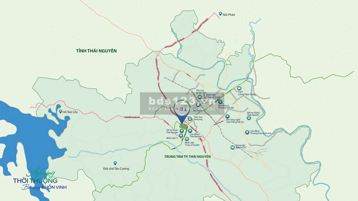 Quất ngay căn hộ Tecco Elite City - 2PN - View Đông Bắc - 72m2 - giá chỉ 1tỷ4 - CK 4%
