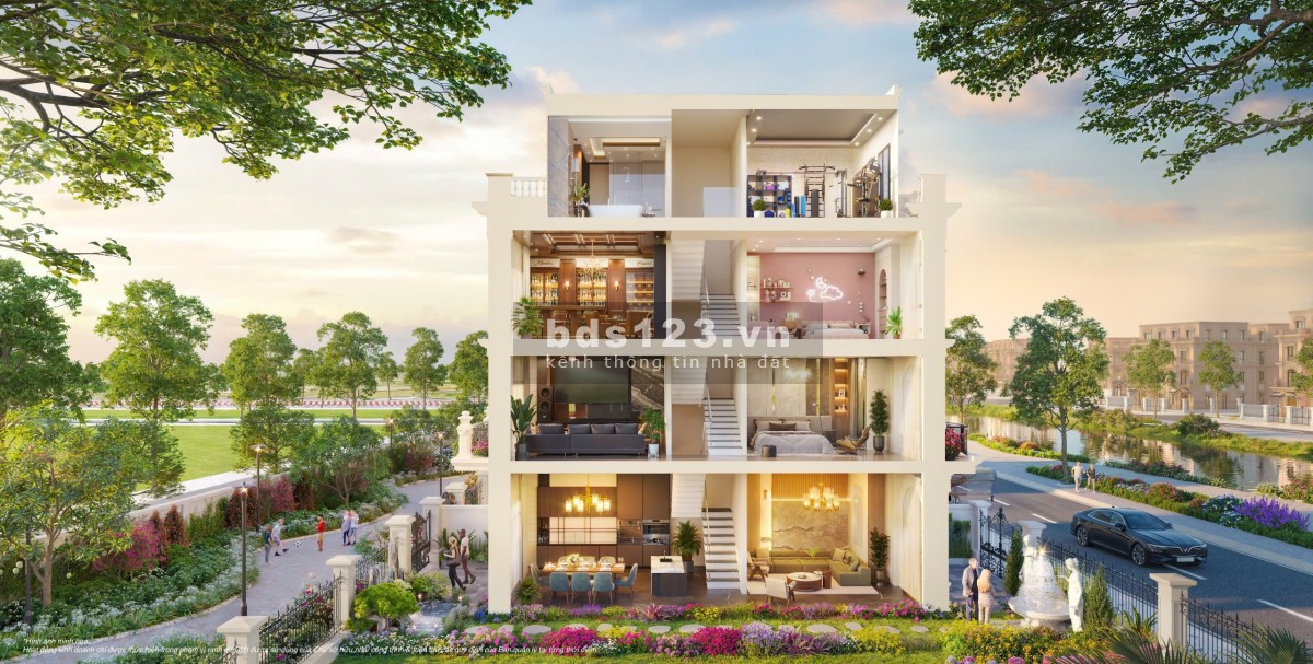 Bán nhanh lk 88m gần đại công viên, sát trường học, gần đường lớn Vinhomes Đan Phượng GIá 16,x tỷ