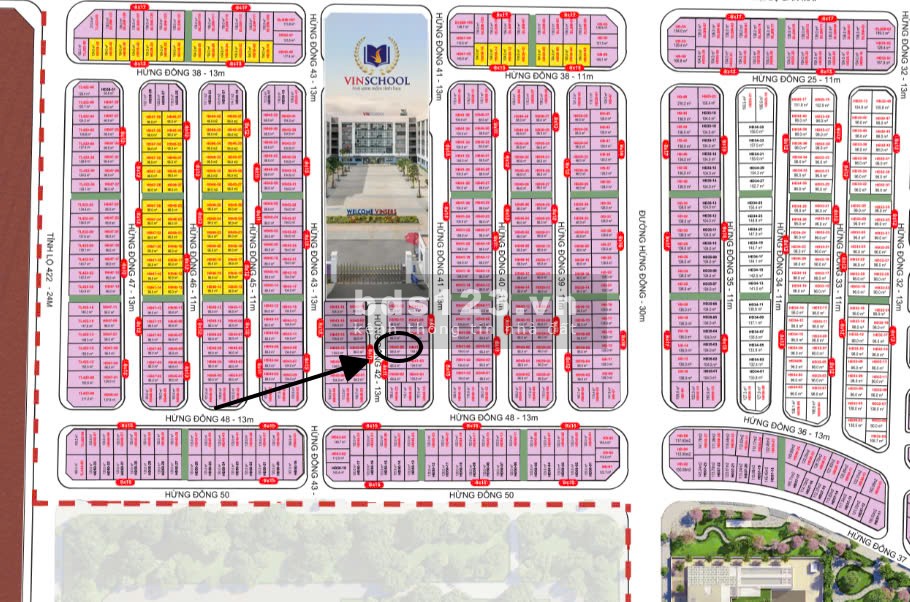 Bán nhanh lk 88m gần đại công viên, sát trường học, gần đường lớn Vinhomes Đan Phượng GIá 16,x tỷ