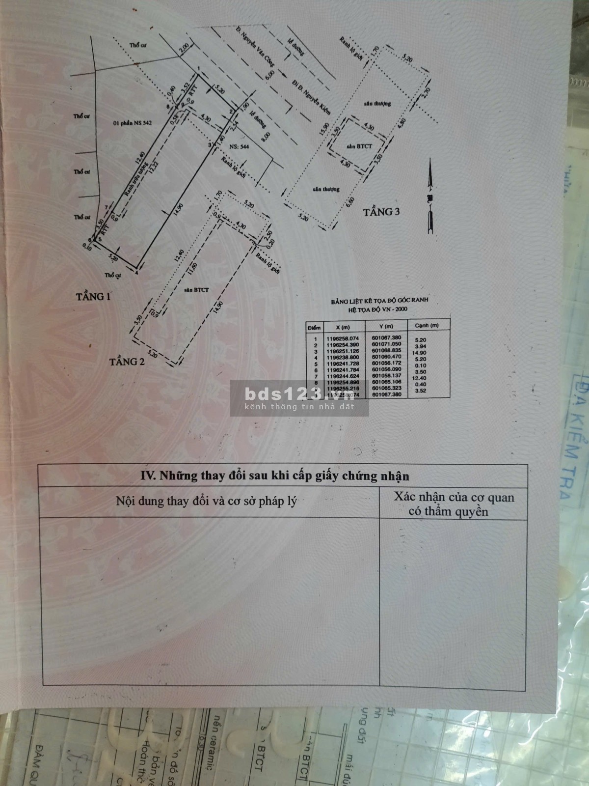 Bán nhà 3 lầu mặt tiền Nguyễn Văn Công – Ngay chợ – Đối diện Hà Đô – Gò Vấp, đang cho thuê 35tr