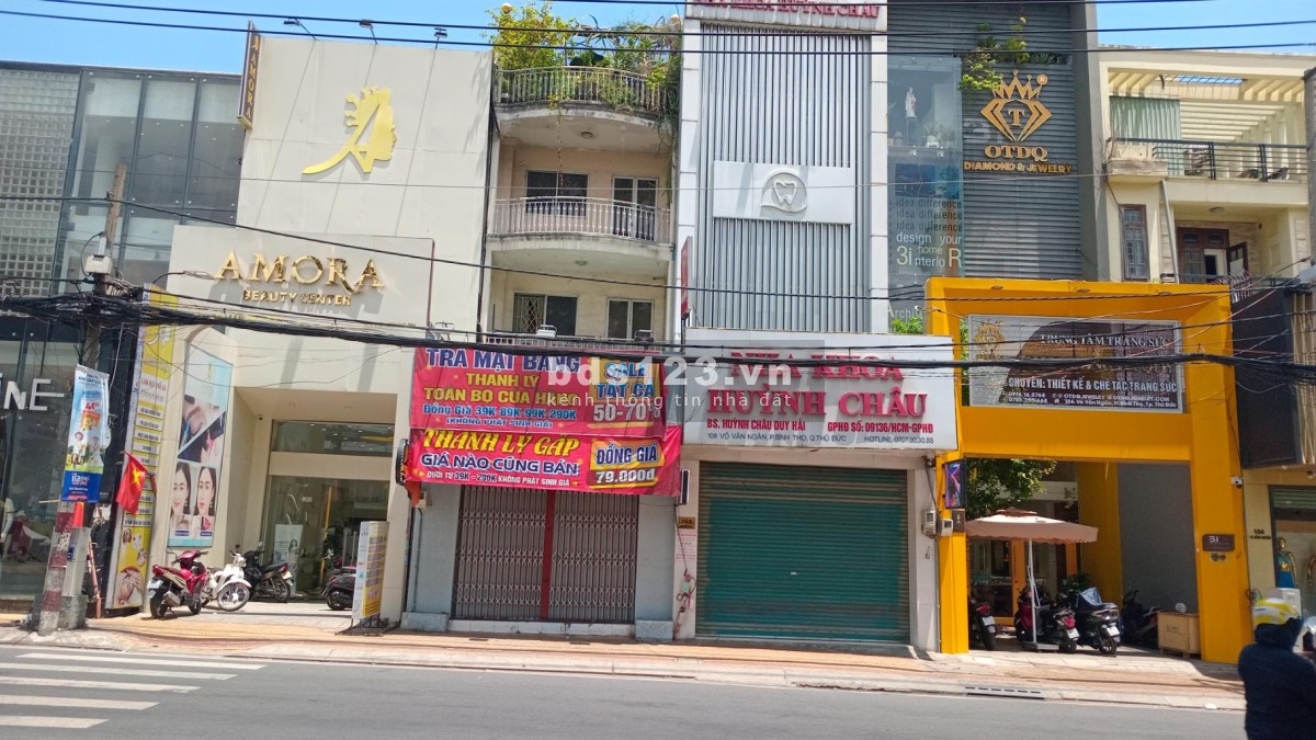 Mặt tiền Võ V. Ngân, kinh doanh cực đỉnh, dòng tiền 45tr/th, 4…