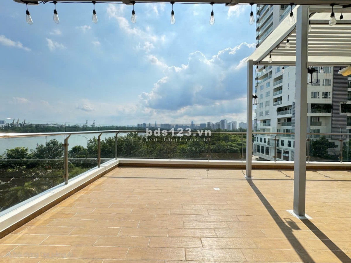 Nhà đẹp - View đỉnh | Đảo Kim Cương cho thuê căn 4PN Terrace - View trực diện Sông SG