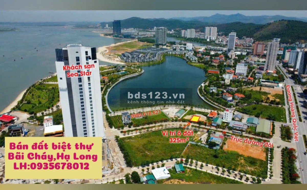 BÁN Ô ĐẤT BIỆT THỰ TẠI KHU ĐÔ THỊ MỚI CÁI DĂM, HẠ LONG