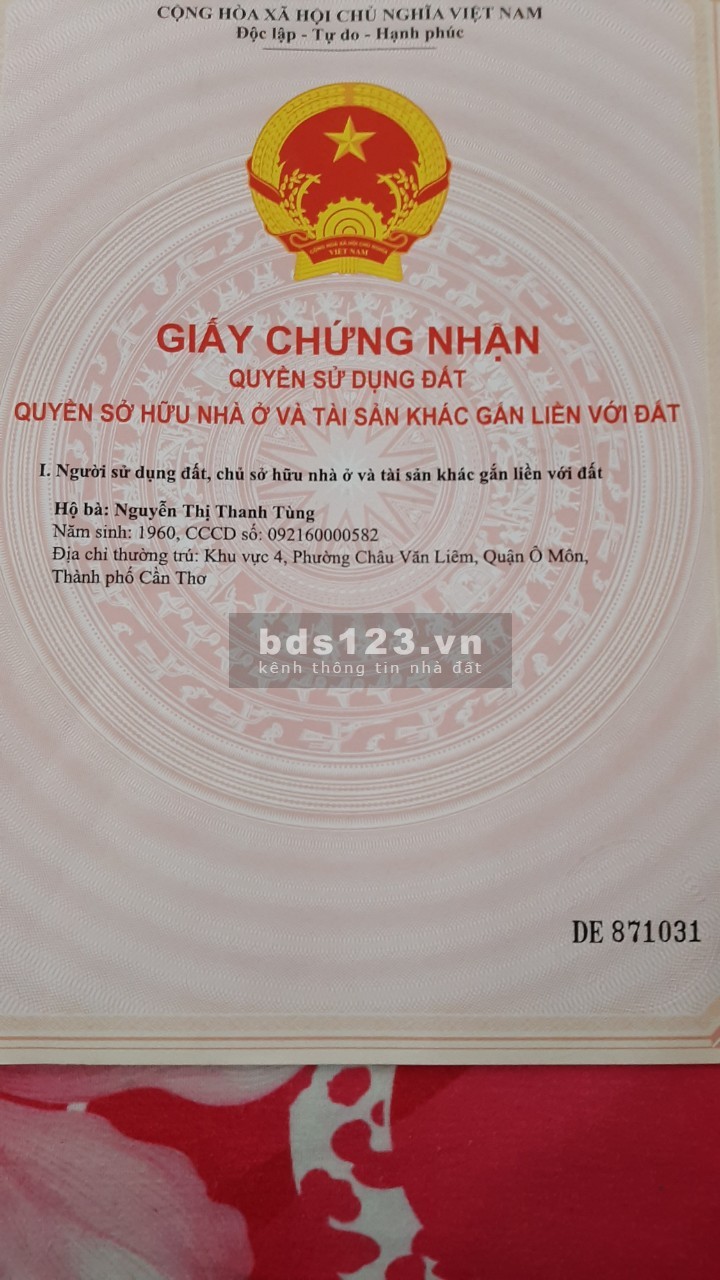 Bán 175m2 đất thổ cư dưới chân cầu ông tành