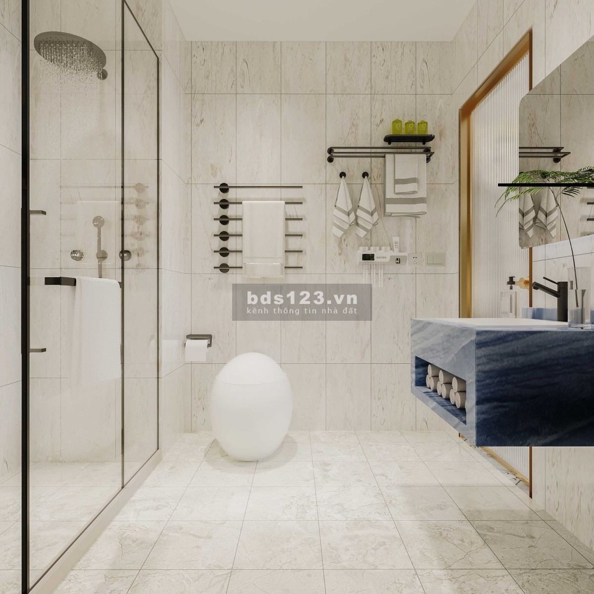 QMS Top Tower – Căn hộ 2PN – 2WC đầy đủ tiện nghi ngay tại trung tâm Tố Hữu.”