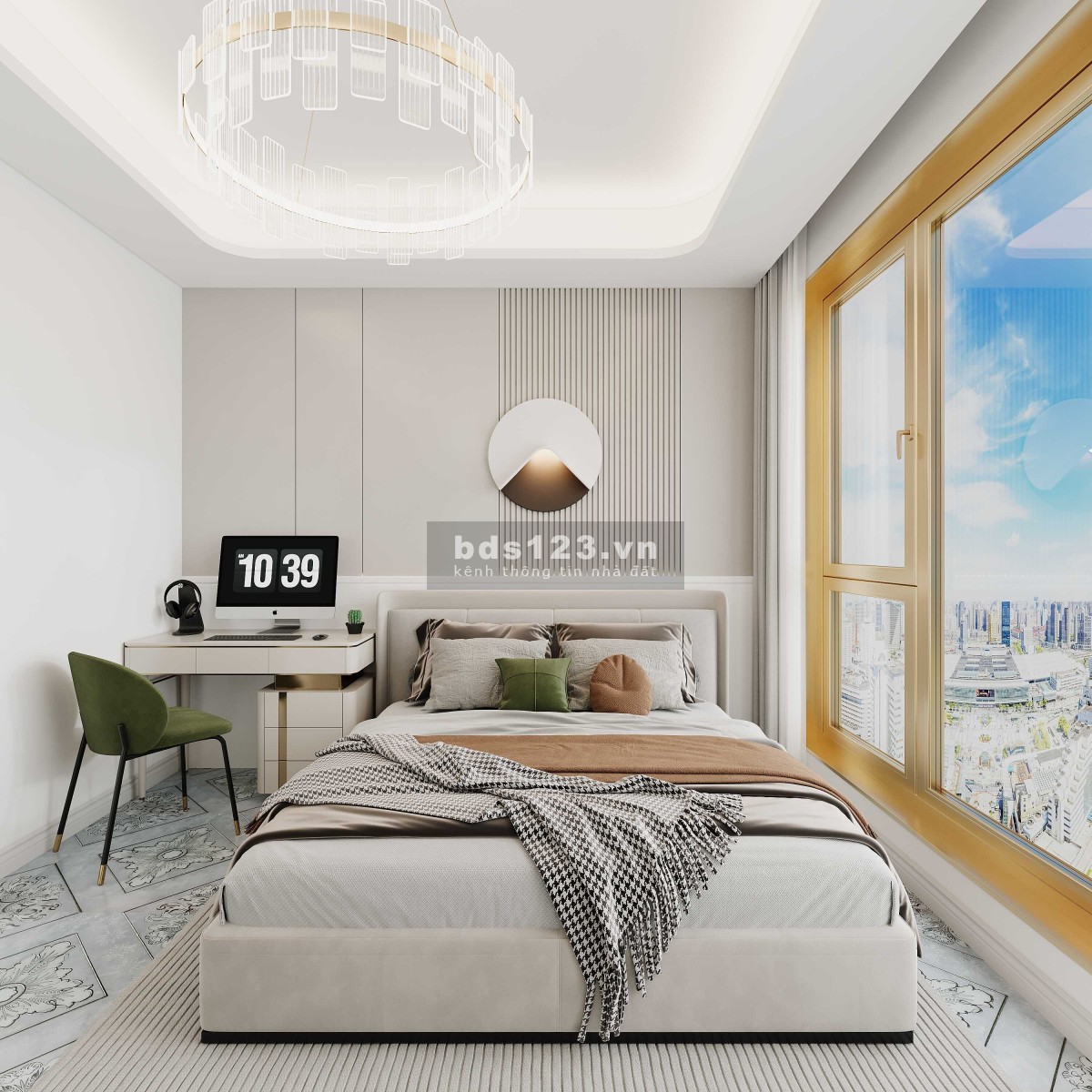 QMS Top Tower – Căn hộ 2PN – 2WC đầy đủ tiện nghi ngay tại trung tâm Tố Hữu.”