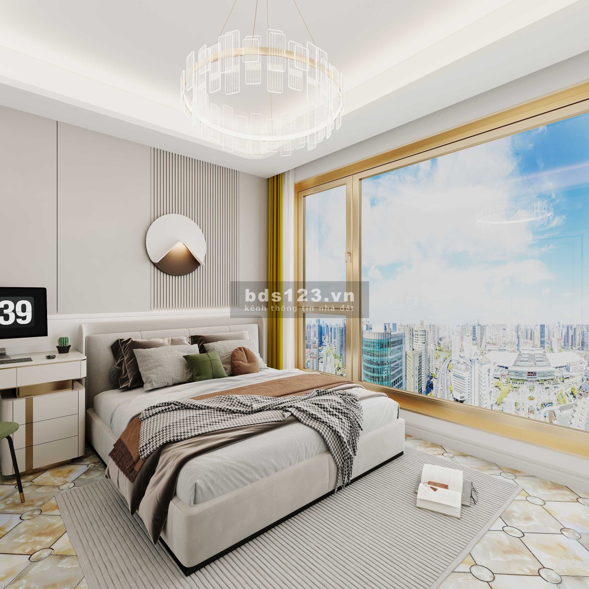 QMS Top Tower – Căn hộ 2PN – 2WC đầy đủ tiện nghi ngay tại trung tâm Tố Hữu.”