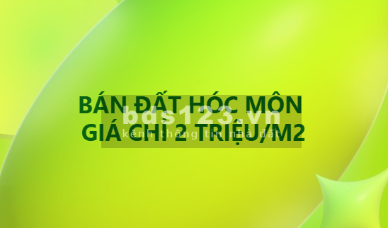 Tôi cần bán - đất Hóc Môn, giá chỉ: 2 triệu/m².