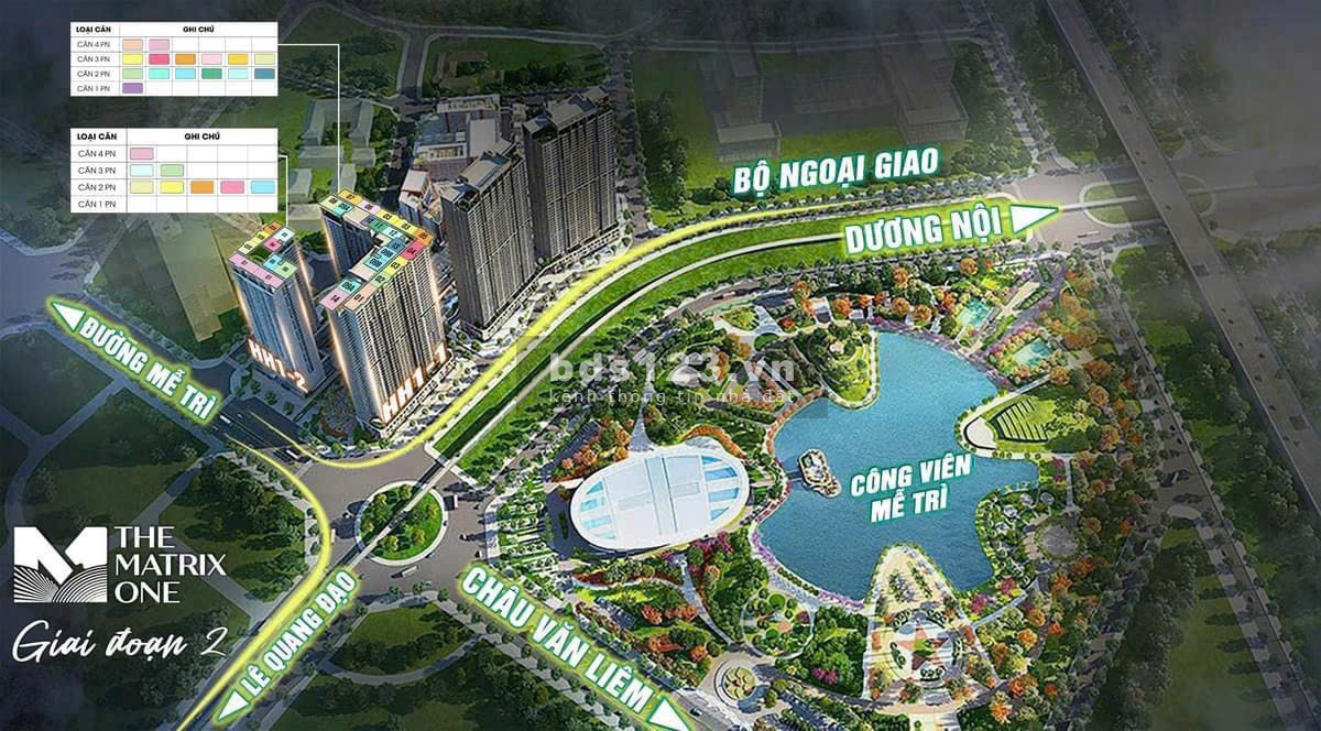 Bán nhanh Duplex 2 tầng siêu VIP tòa The Matrix One view hồ, cv lớn quận Nam Từ Liêm giá 3x tỷ