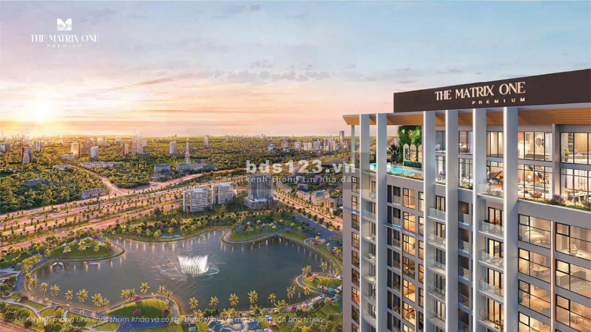 Bán nhanh Duplex 2 tầng siêu VIP tòa The Matrix One view hồ, cv lớn quận Nam Từ Liêm giá 3x tỷ