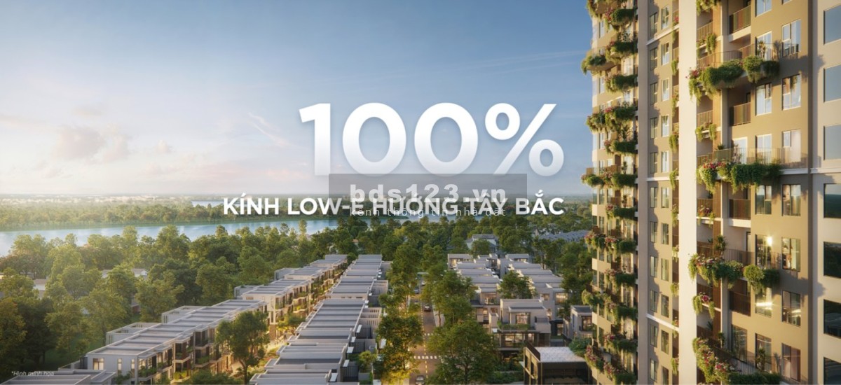 Căn hộ 3 phòng ngủ có vườn mây view nhìn toàn cảnh thiên nhiên trong với 55ha rừng trị liệu