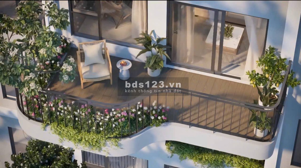 Căn hộ 3 phòng ngủ có vườn mây view nhìn toàn cảnh thiên nhiên trong với 55ha rừng trị liệu