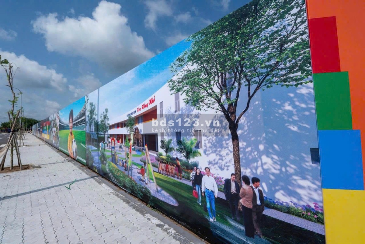 Chỉ 840tr ~ 30% sở hữu đất nền Sài Gòn Village 80m2, Đầu tư sinh lời cao ngay Đ.Long Hậu