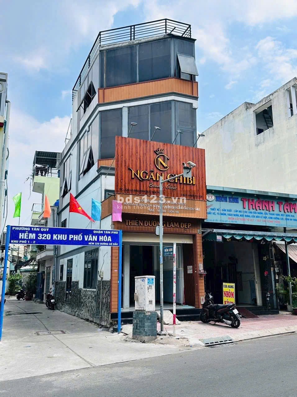 Nhà mặt tiền Gò Dầu, trung tâm Tân Phú, lô góc, 4 tầng nhà kiên cố