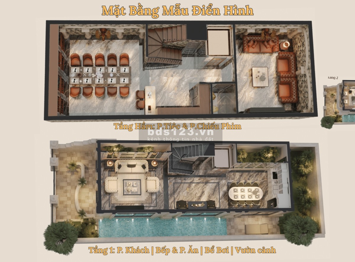 Bán BT Noble Palace Long Biên: PKD Chủ Đầu Tư, Ưu Đãi Tốt - Có Hầm & Bể Bơi riêng