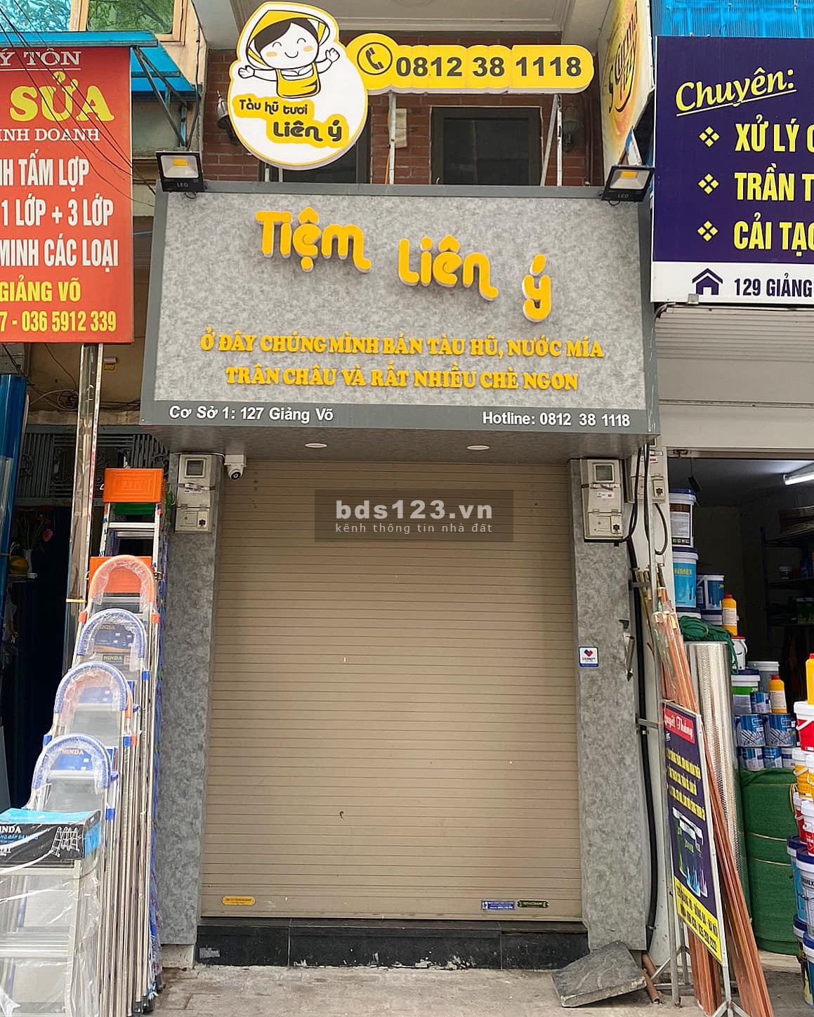 Cho thuê cửa hàng mặt phố tại số nhà 127 Giảng Võ, Phường Cát Linh, Đống Đa