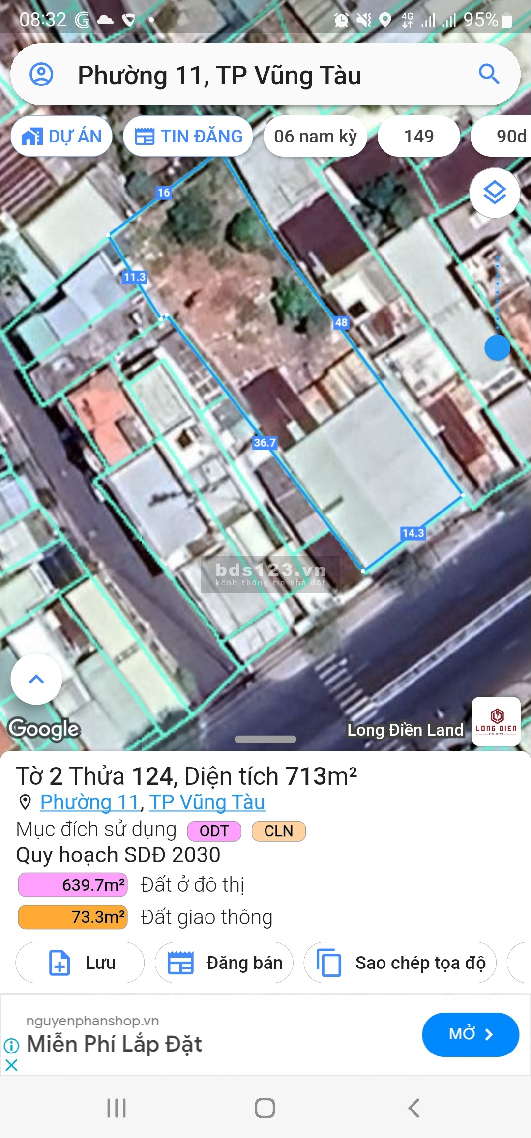 Cho thuê mặt bằng đường 30/4, Vũng Tàu, phù hợp kinh doanh đa ngành