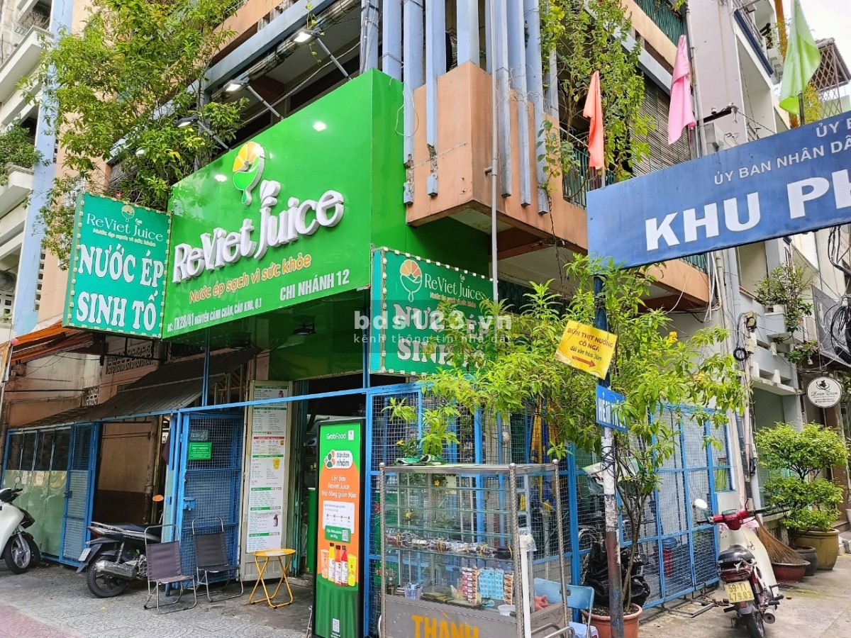 Bán nhà góc 2 mặt đường Nguyễn Cảnh Chân Phường Cầu Kho, Quận 1