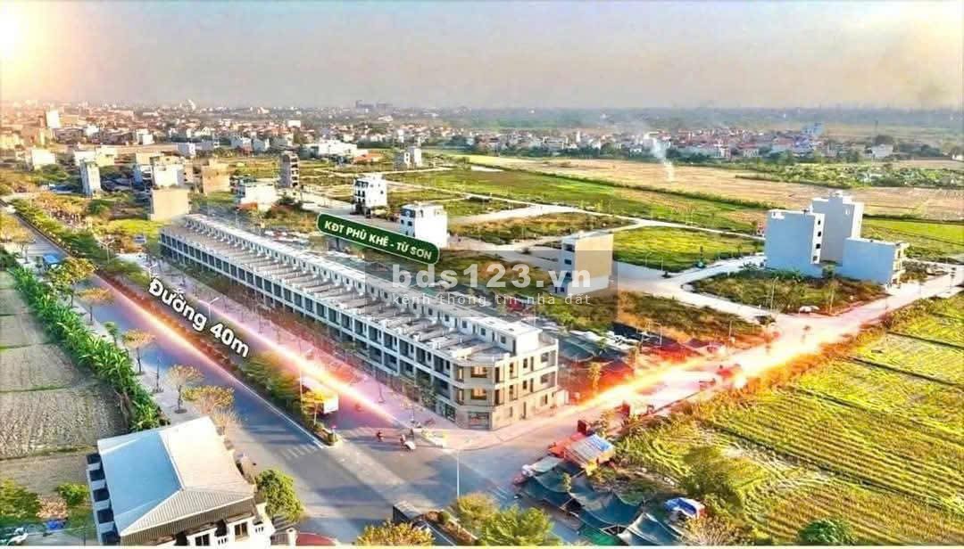Bán Shophouse Phù Khê mặt đường Nguyễn Văn Cừ cách Đông Anh 300m