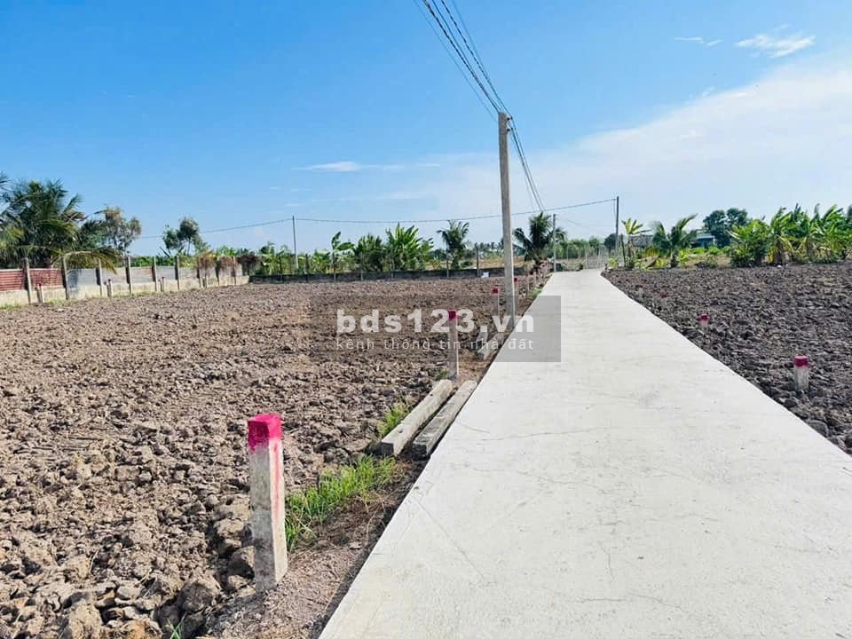 Bán nhanh đất đẹp thổ cư tại đường DT833, Bình Lãng, Tân Trụ DT 100m2, giá 700 triệu