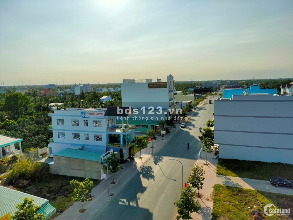 Mặt tiền Nguyễn Công Bình, Cặp 2 nền liền kề, TP Mỹ Tho. Ấp 2. Hướng Bắc.