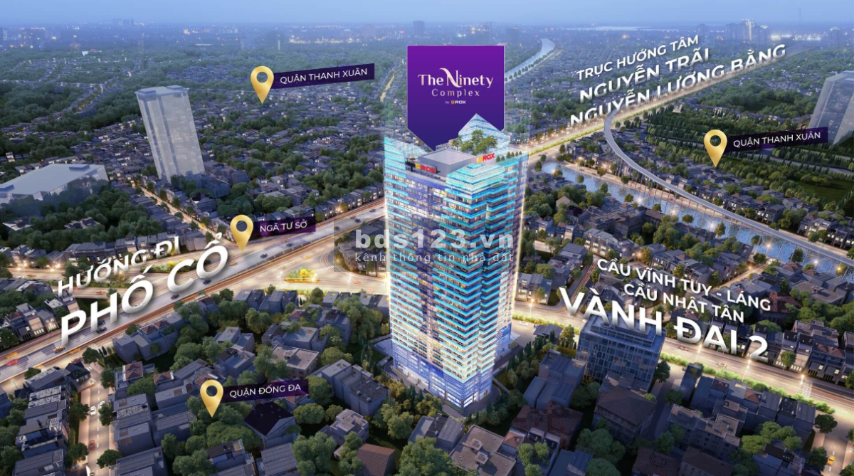 Căn hộ 2pn 2wc siêu hot tại The Ninety Complex 90 đường Láng