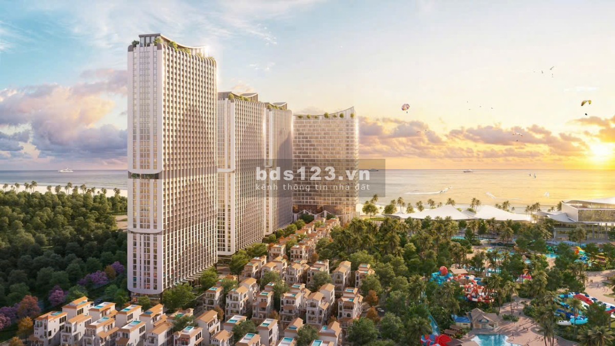 Căn hộ nghỉ dưỡng Blanca City Vũng Tàu studio 30m², view biển, nội khu công viên nước