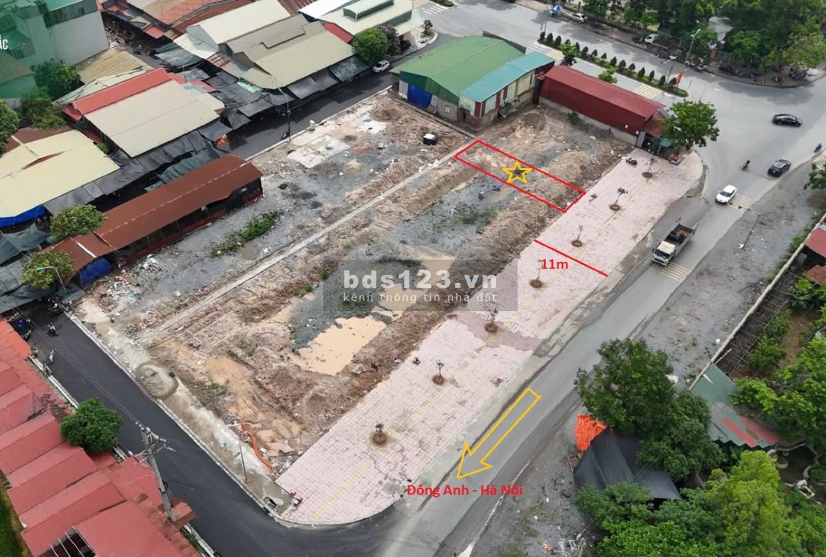 Duy nhất 1 lô Đất nền, không ép xây dựng cách Đông Anh, Hà Nội 100m