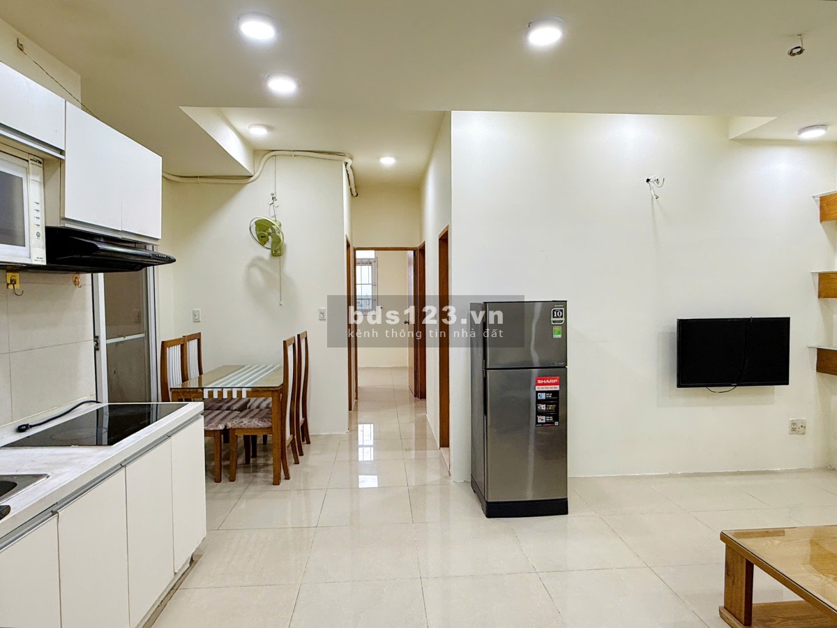 Căn 66m2 Hoàng Kim giá 8.5tr/tháng, nội thất, thoáng mát, an ninh