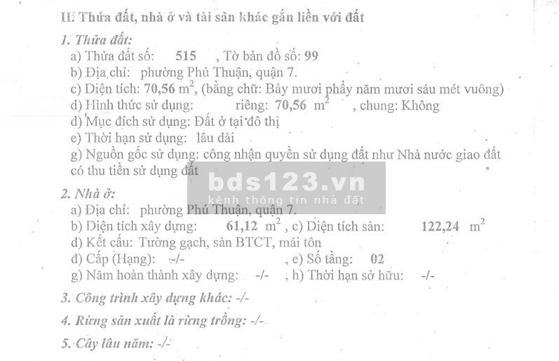 NHÀ ĐẸP – AN NINH – GIÁ TỐT – CHÍNH CHỦ - 70m2 - Huỳnh Tấn Phát Q7