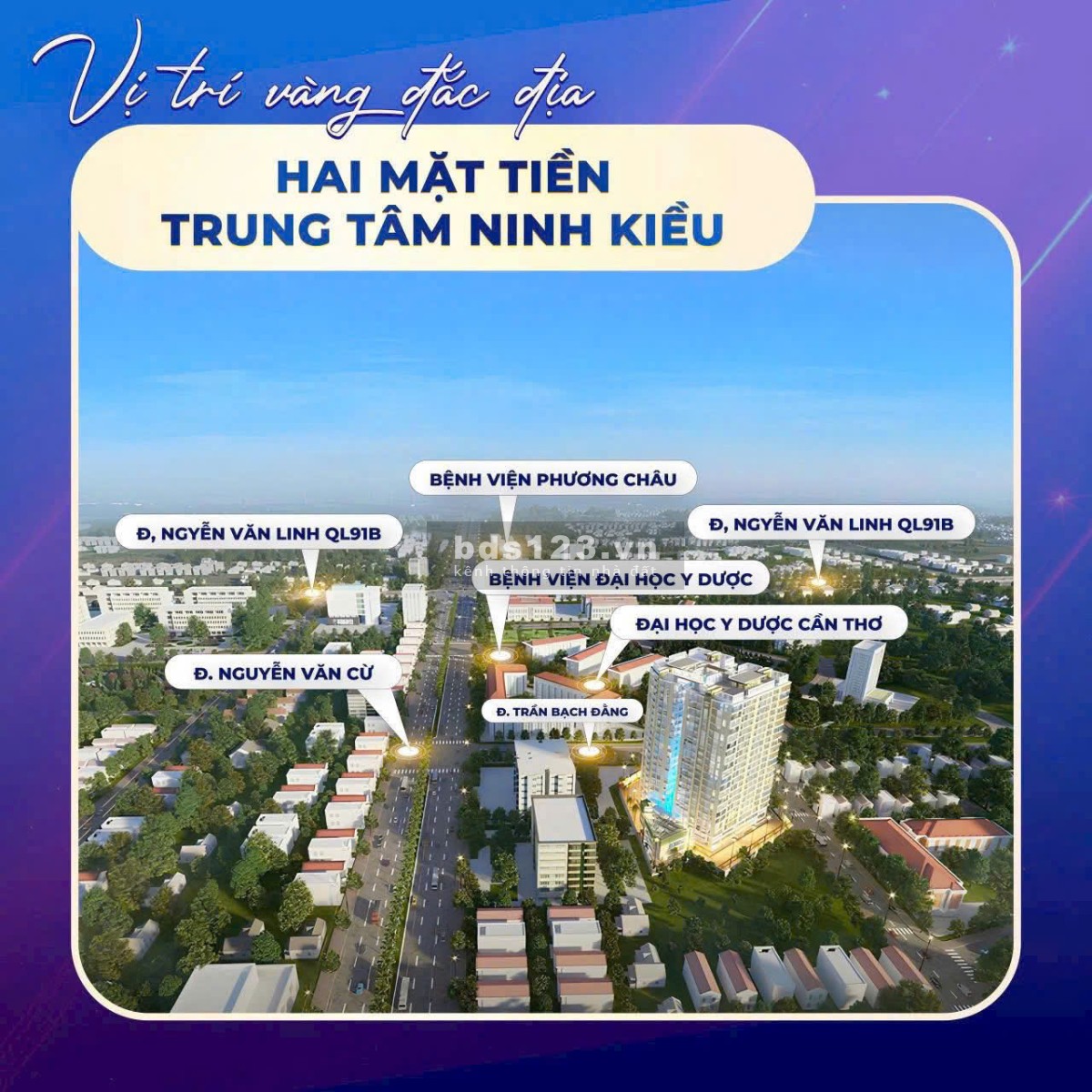 Chỉ 1.752 tỷ sở hữu căn hộ 2PN Thiên Quân Marina tại trung tâm Ninh Kiều Cần Thơ