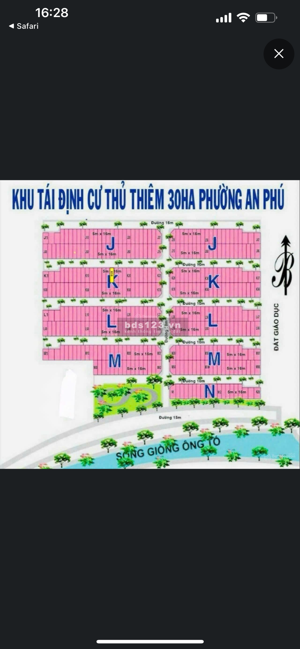 Chính chủ bán lô đất, 3 mặt thoáng, 7m ngang, KDC Nam Rạch Chiếc, P An Phú, Q2, giá 12.8tỷ, 82.3m2