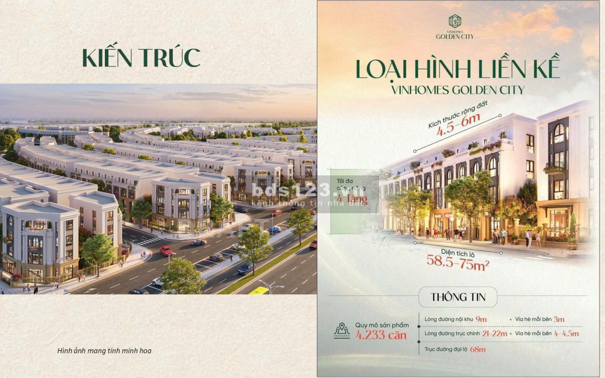 Bán liền kề 63m gần vườn hoa, công viên, trường học tại Vinhomes Dương Kinh giá 3,2 tỷ
