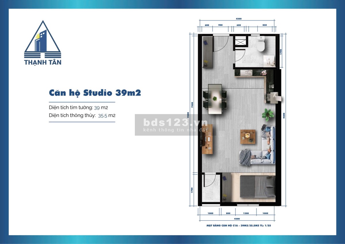 Nhà ở xã hội giá 880tr đã gồm vat rộng 39m2