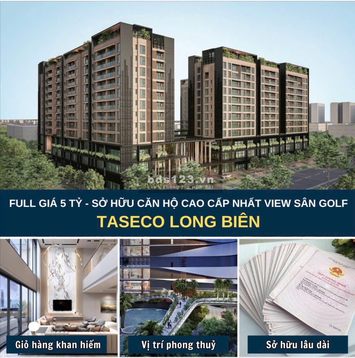 Nhận Booking căn hộ HẠNG SANG bậc nhất THỦ ĐÔ tại LONG BIÊN - LONG BIEN CENTRAL