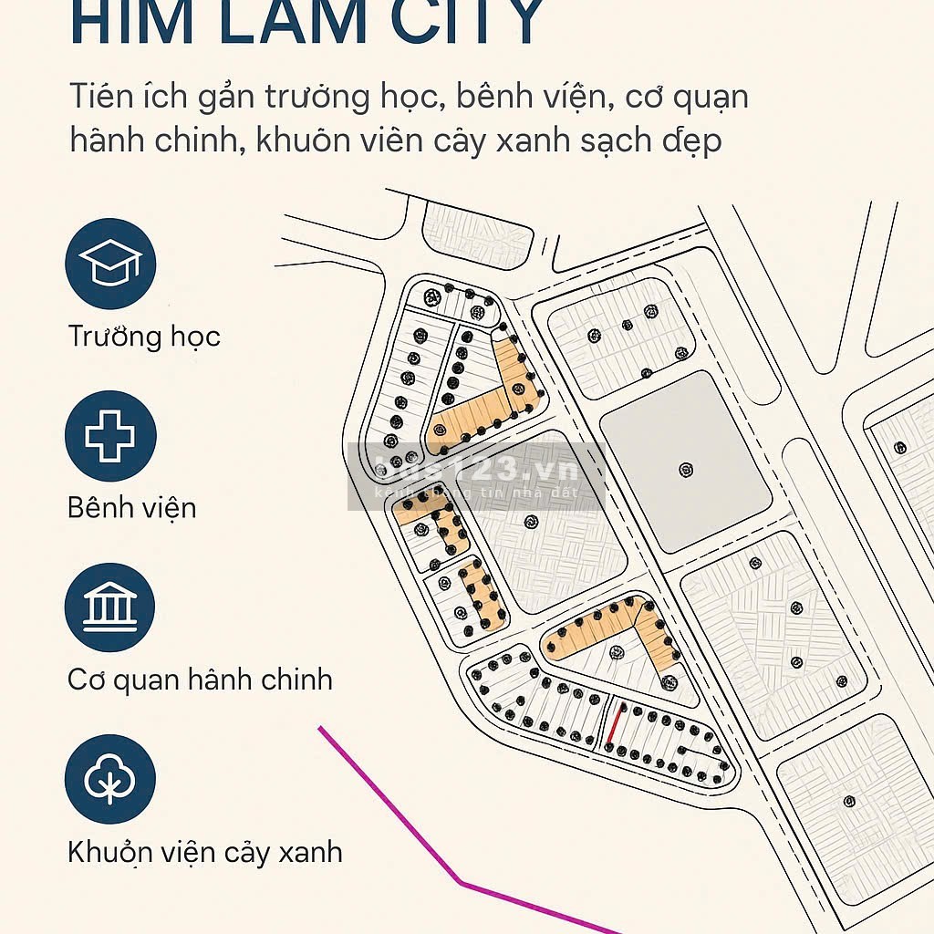 Khu đô thị mới Him Lam trung tâm thành phố