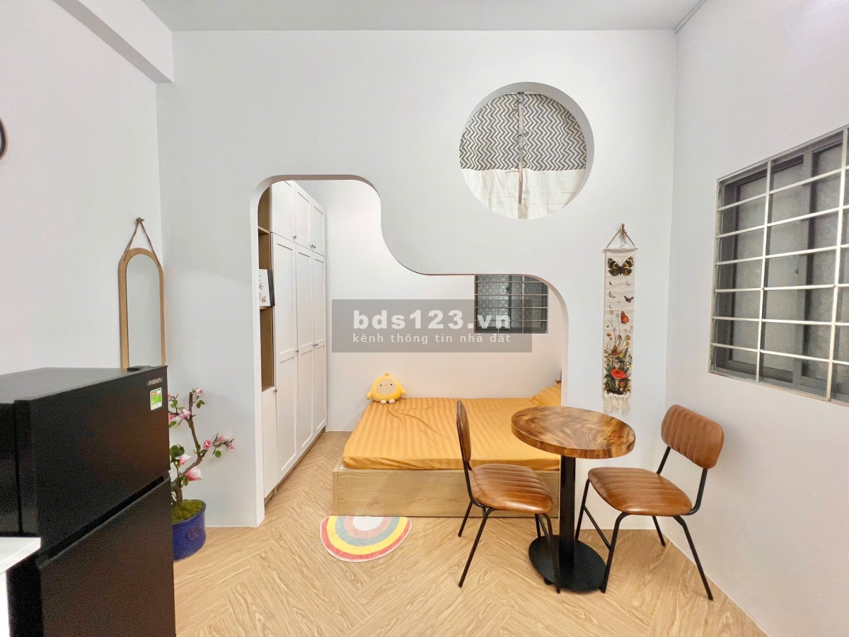 Căn hộ 1 phòng ngủ, PK siêu sang đủ nội thất 50 Trường Sơn quận Tân Bình (đi bộ qua sân bay)