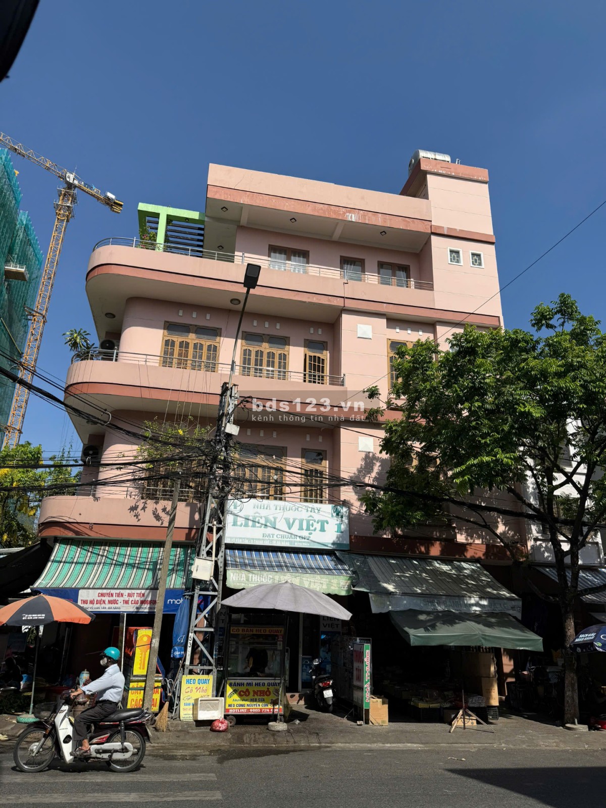 Bán nhà 2 mặt tiền đường Võ Văn Tần, Đà Nẵng – Đối diện Aeon Mall, TTC Plaza cho thuê 60 triệu/tháng