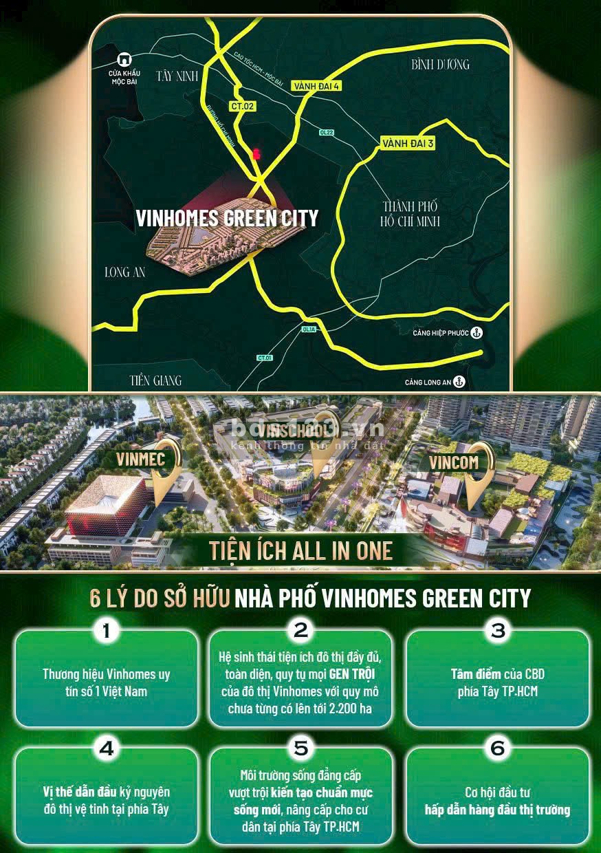 Mua Nhà Vinhomes Green City Chỉ Từ 3,9 Tỷ – Ở Ngay Hoặc Cho Thuê Lợi Nhuận Cao!