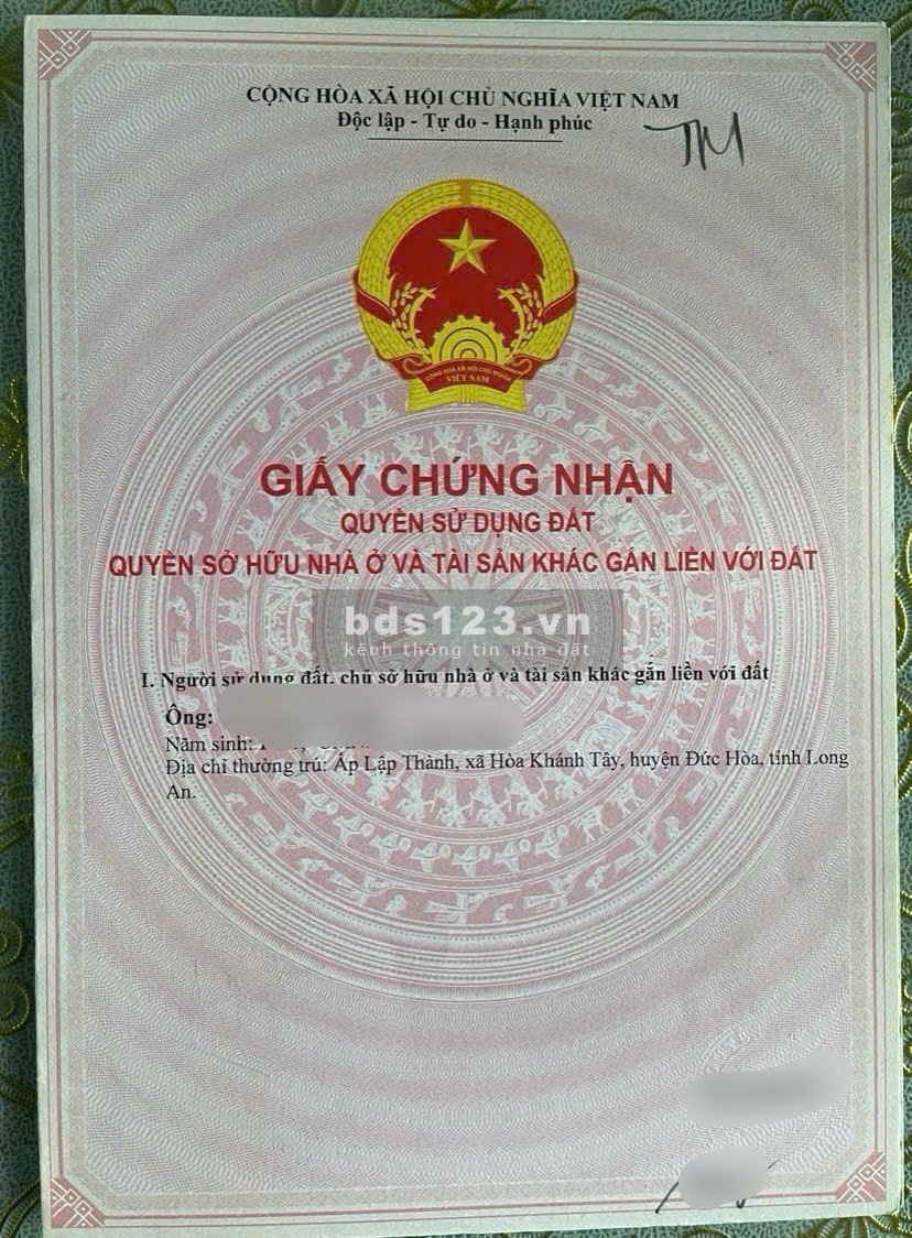 Đất mặt tiền 42m tỉnh lộ 832, đối diện GOLF&LAKES